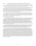 7. Management's Discussion and Analysis of Financial Condition and Results of Operations