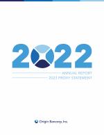 Click here to view Origin Bancorp, Inc. 2022 Annual Report