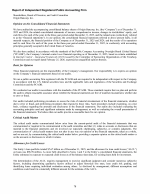 - Report of Independent Registered Public Accounting Firm