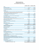 - Consolidated Balance Sheets