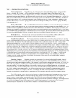 - Notes to Consolidated Financial Statements